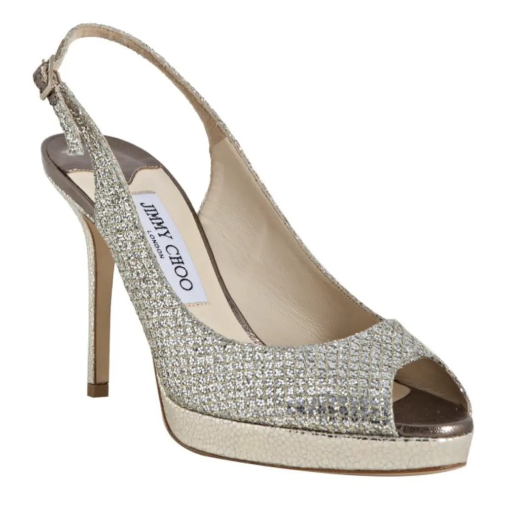 Jimmy Choo Nova champagne GFA size 35